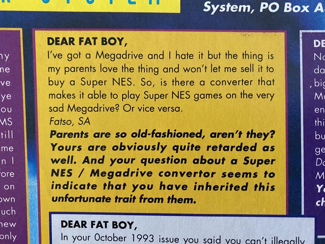 stash_io's tweet photo. Video game magazines in the 90s were uh… something else hey.

#Games #Gaming #VideoGames https://t.co/kdiTqZkAuA