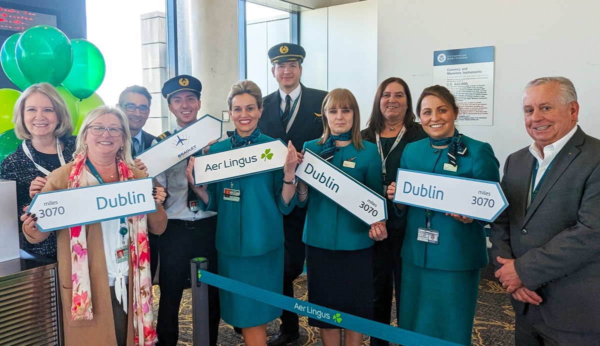 Bradley_Airport's tweet image. It’s official: Welcome back @AerLingus!
Daily nonstop service from BDL to DUB starts today, with onward connectivity to over 20 destinations in the UK and Europe.
Learn more > bit.ly/AerLingusResum…