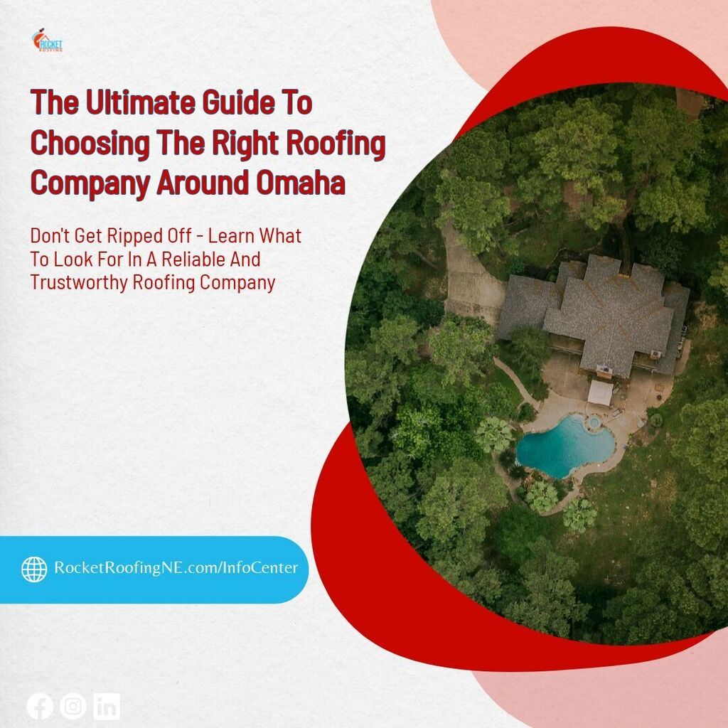 🏠🔨 Looking for the perfect roofing company in #Omaha? Don't get ripped off! 💸 Discover our Ultimate Guide to Choosing the Right Roofing Company and learn the secrets to finding a reliable and trustworthy roofer. 🌟 Check out RocketRoofingNE.com/InfoCenter (link in our bio) for ex…