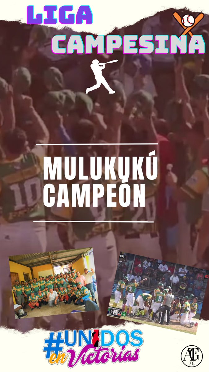 #Nicaragua 🇳🇮🧢

!Felicidades Mulukukú 🥳!

Conquistaron su 4to 🏆Título consecutivo del Campeonato Regional de Beisbol ⚾️Campesino, realizado en Siuna

#UnidosEnVictorias
@RMulukuku <a href="/KarlaRojjas/">Karla Rojas Montoya🇳🇮</a>