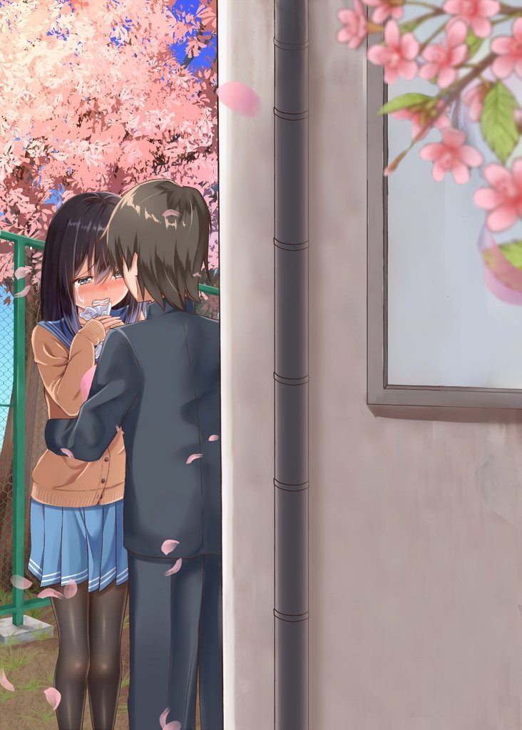 Anime Hug Crying