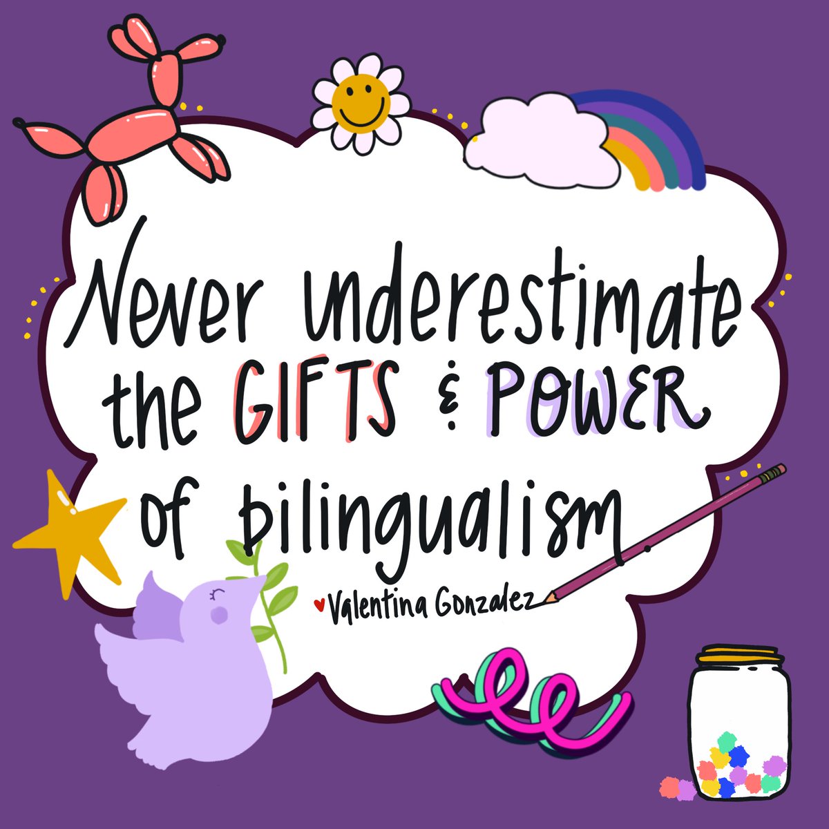 Shout it from the rooftops! Bilingualism is a superpower! 

Never underestimate the power of being able to communicate in more than one language. It can open up a world of opportunities and enrich life in countless ways. 

#bilingualchildren #multilingualism #teachingenglish