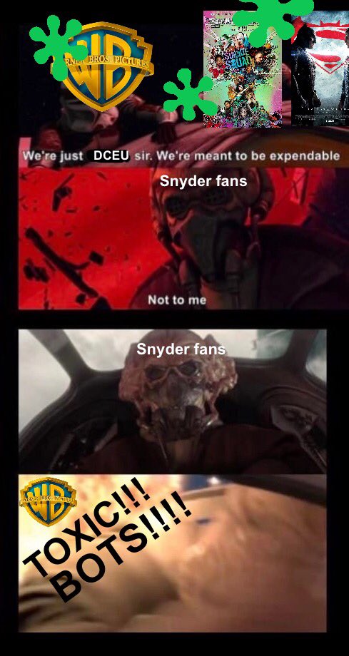 Snyderverse fandom — villain origin story 

#FullCircle
