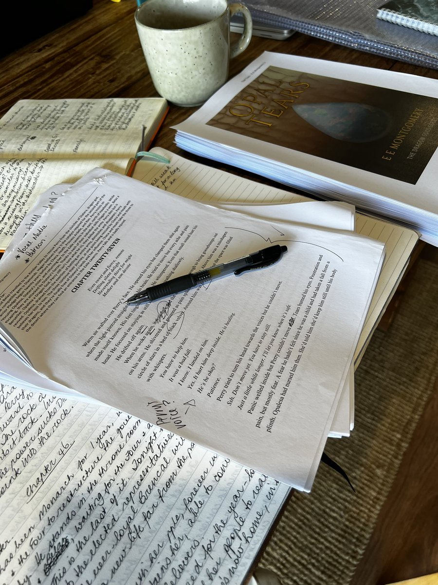 This morning is for editing. #writersretreat #WritingCommunity #amediting