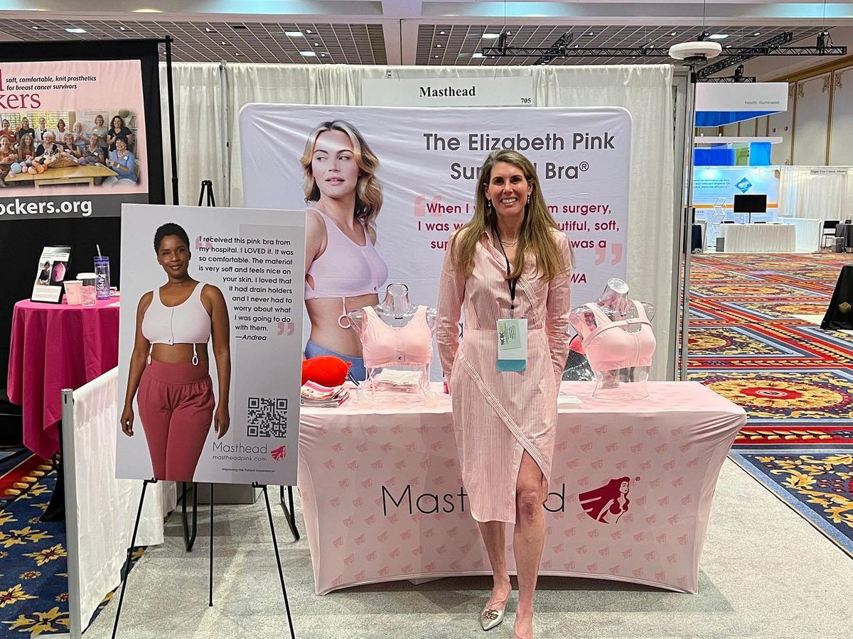 Mastheadpink's tweet photo. It's been an incredible experience so far, learning about the latest advancements and research in breast cancer treatment &amp; patient care from some of the brightest minds in the field at #NCOBC2023! Presentations like @DrSGraff have been inspiring and informative @NCBC_BreastCare https://t.co/PaU8eScOsj