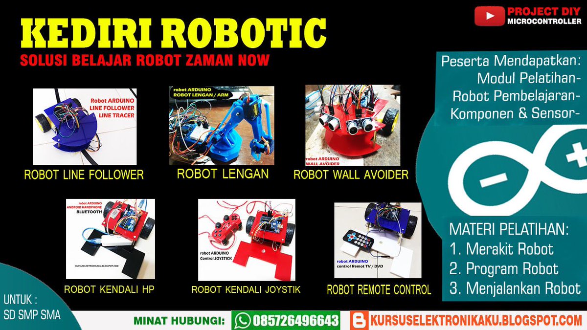 #pelatihanrobotpemula