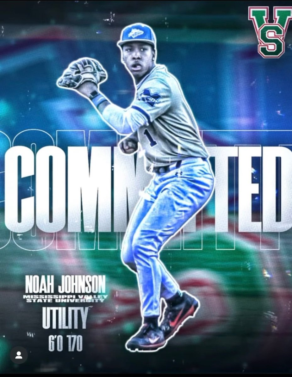 Congratulations to <a href="/6xNoah/">Noah Johnson</a> committed to Mississippi Valley <a href="/MHSBSBL/">McEachern Baseball</a> <a href="/ValleyStateBSB/">Valley State Baseball</a> <a href="/MHSBSBL/">McEachern Baseball</a> <a href="/ATLMetroRBI/">ATL Metro</a>