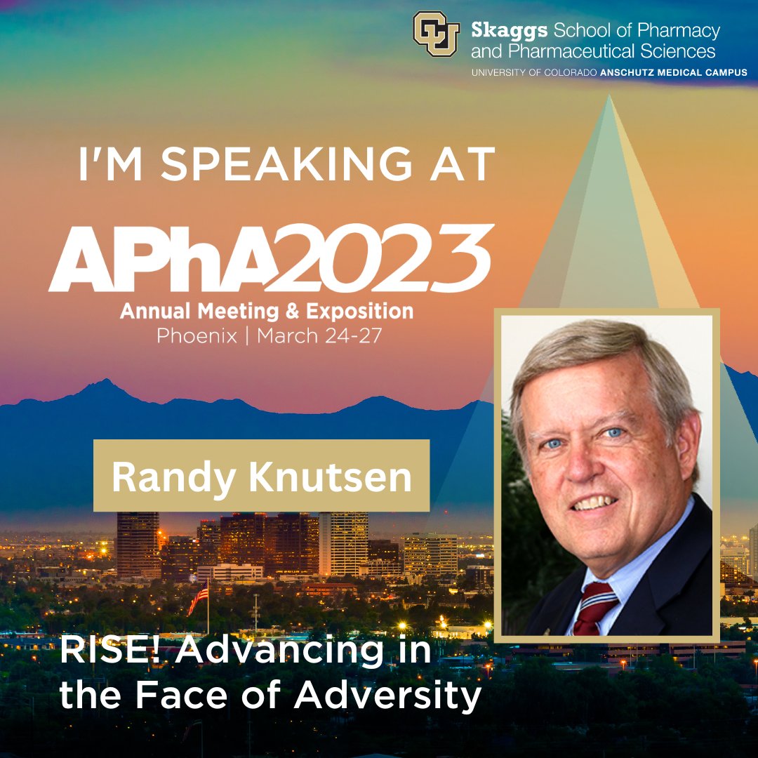 CUPharmacy's tweet image. #conferencealert! Randy Knutsen, Residency Program Director, is attending #APhA2023 and weighing in on governance activities. #CUPharmacy