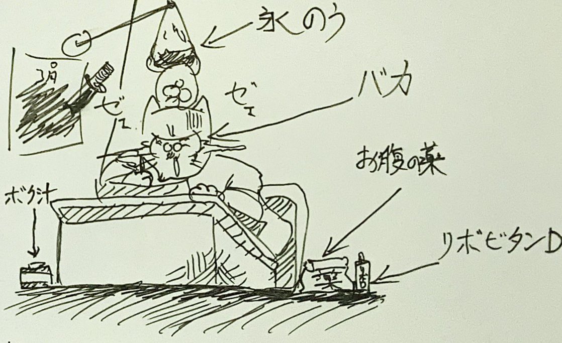 いやほんとここんとこ天気や気温に気圧が不安定過ぎないかい?
更に外勤務の多忙な日々が続くんもんだから心体(カラダ)がバグりまくりやし、早う原稿描きあげんといかんしで…
さて外勤務を早う終わって帰って原稿や!! https://t.co/yMl93TOBuI 