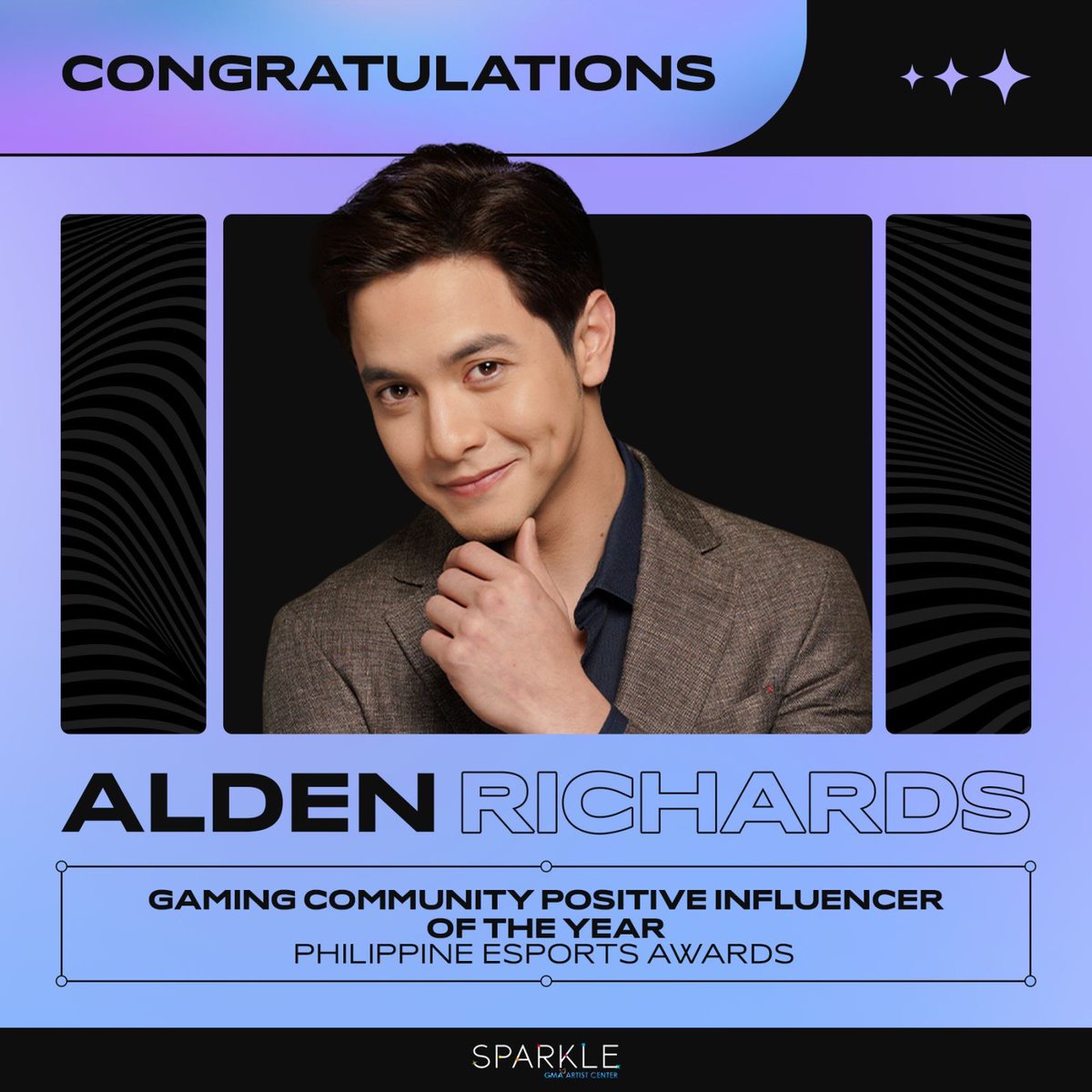 Sparkle GMA Artist Center (@Sparkle_GMA) on Twitter photo 2023-03-27 00:50:40 Congratulations to Alden Richards for winning the ‘Gaming Community Positive Influencer Of The Year’ award at the Philippine Esports Awards. Your Sparkle family is very proud of you! ✨ #AldenRichards Congratulations to Alden Richards for winning the ‘Gaming Community Positive Influencer Of The Year’ award at the Philippine Esports Awards. Your Sparkle family is very proud of you! ✨ #AldenRichards