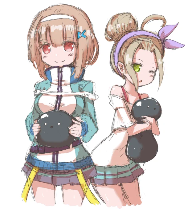 ムーアとよっつん。 #ヘブバン 