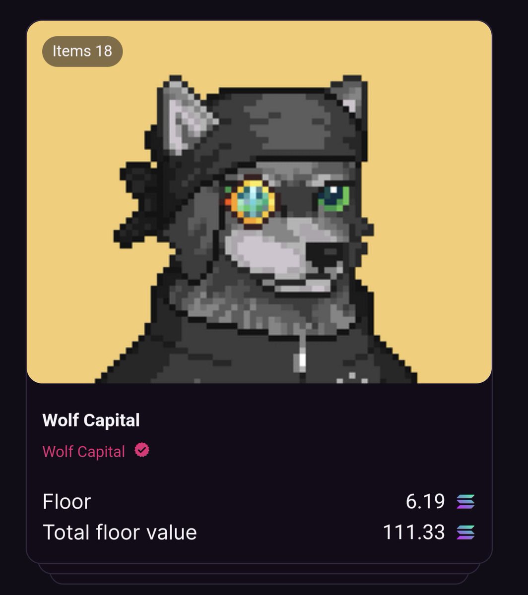 I can't stand this crap anymore, you peons need to stop buying so many <a href="/WolfCapital_/">Wolf Capital 🐺</a> otherwise I'll never be able to have 100 wolves and live happily ever after and retire on the country side and water paint... Stop being so damn selfish! 🐺😤