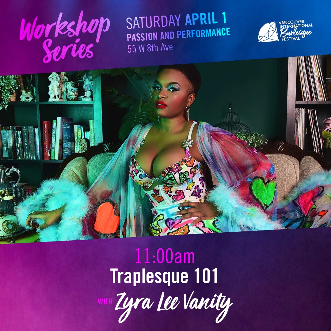 Sunday scaries? More like Sunday sexies with VIBF coming up this week! Get ready for an incredible week of performance and education with incredible burlesque artists like our headliner <a href="/zyraleevanity/">Zyra Lee Vanity</a> — and she’s bringing her Traplesque 101 class to our workshop series!