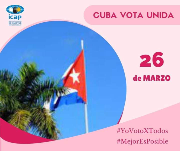 #YoVotoXTodos #MiVotoNoSeToca #VotoPorCuba #VotoUnido