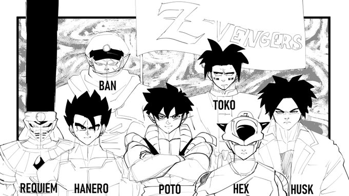 Meet the Z-Vengers, my Xenoverse 2 squad! 