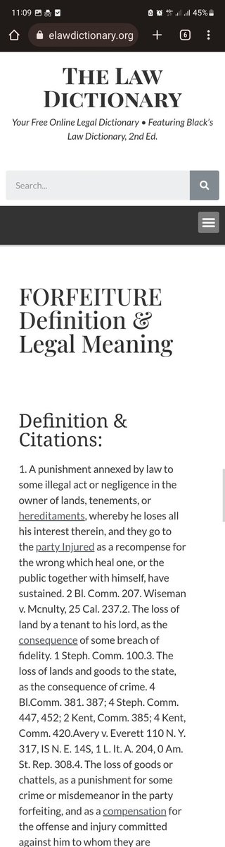 richie_trap's tweet photo. @SamuelO44679041 @Sunayaglobal @fkeyamo Frame 1: Black's Law Dictionary 
Frame 2: Cambridge English Dictionary
Frame 3: Oxford's Learners Dictionary 
No matter the perspective, law, or layman, forfeiture implies a penalty for wrongdoing.
Know this, and know peace. https://t.co/ImpslfotDR