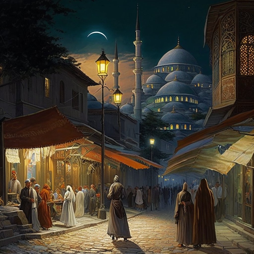 enduluslu_m's tweet photo. Hayırlı Ramazanlar. Allah acılarımızın daha az olduğu, daha mutlu Ramazanlara bizleri çıkarsın. Sizlere bazı yapay zeka modelleri ile oluşturduğum resimleri sunacağım. Burnumda tüten Üsküdar'ı bir de yapay zeka gözüyle ziyaret edeyim istedim. #Ramazan https://t.co/rOY1SRJlCy