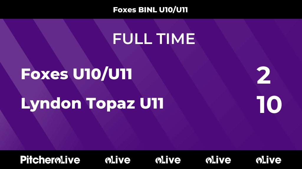 FoxesNetball's tweet image. FULL TIME: Foxes U10/U11 2 - 10 Lyndon Topaz U11 - Well done girls! ✨️ You are a super team in the making 👏🏽  Very impressed by you all today 🦊💜 Awesome workrate from every one of you 💪🏽 KC and KB  they were Amazing 🤩 Outstanding POM was Jorga 🥳🦊💜
foxesnetballclub.co.uk/teams/268848/m…
