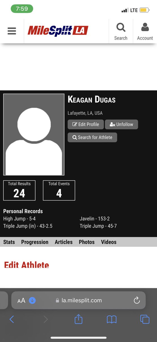 keagandugas00's tweet photo. triple jump 45’7😳.   im hitting 48 before this junior season over. https://t.co/vEJimxvvBC