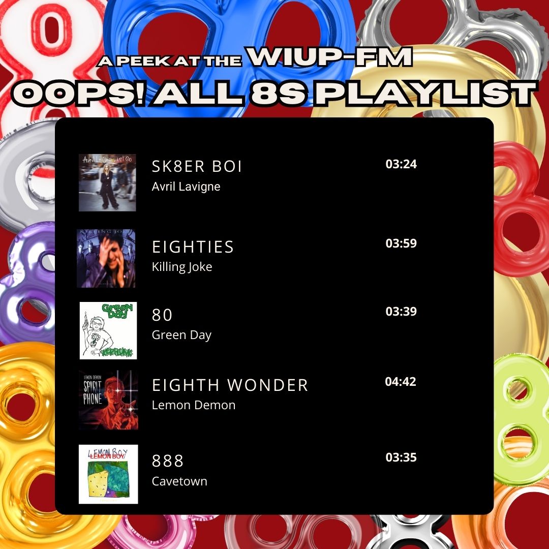 In celebration of 800 followers on Instagram, we've made you an 8-themed playlist!! You can listen here: open.spotify.com/playlist/6bzzJ…