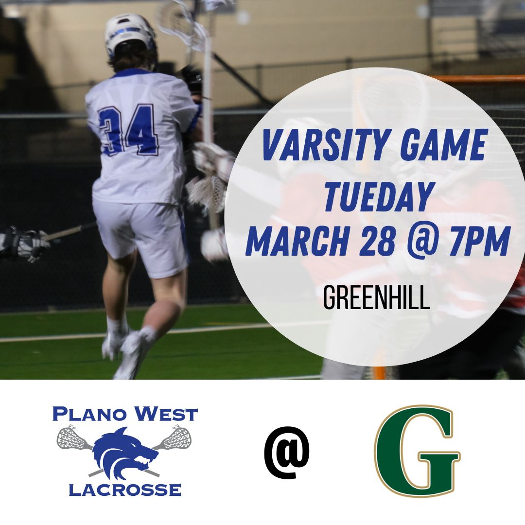 Get your spirit gear ready and join us on Tuesday night at 7 pm to support our varsity team as they face off against <a href="/GreenhillSchool/">GreenhillSchool</a>! Let's show our team some love and cheer them on to victory!