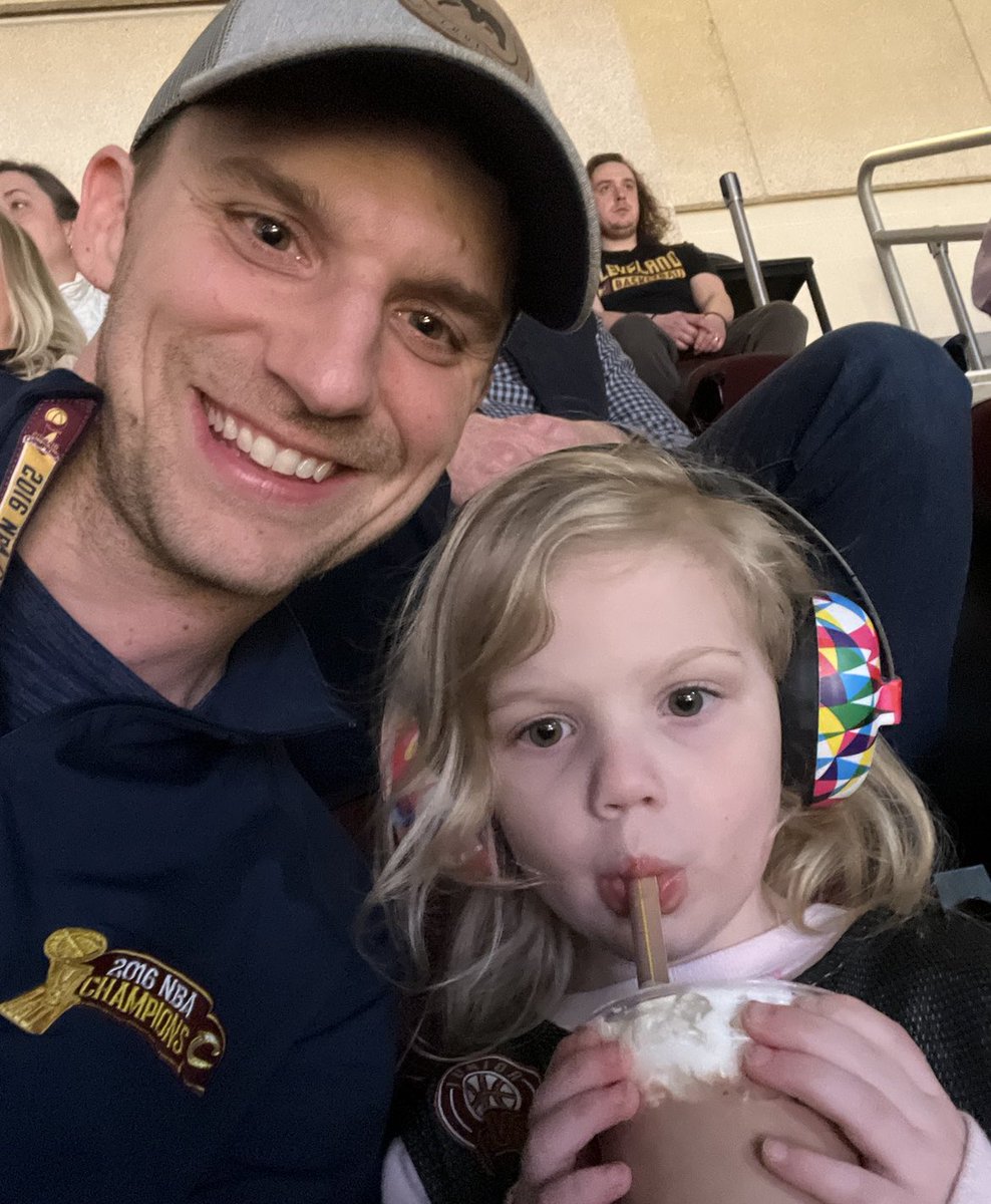 Ptferguson11's tweet photo. First cavs game for this girl! #LetEmKnow https://t.co/nk44BkXAqh