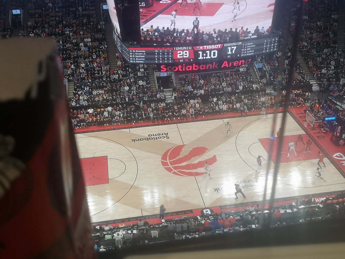 PensareBBall's tweet image. Raptors game GBOX seats offering a very unique vantage point to witness what I hope will be the O.G Anunoby 50 piece. 

#Raptors #Wizards #OGAnunoby