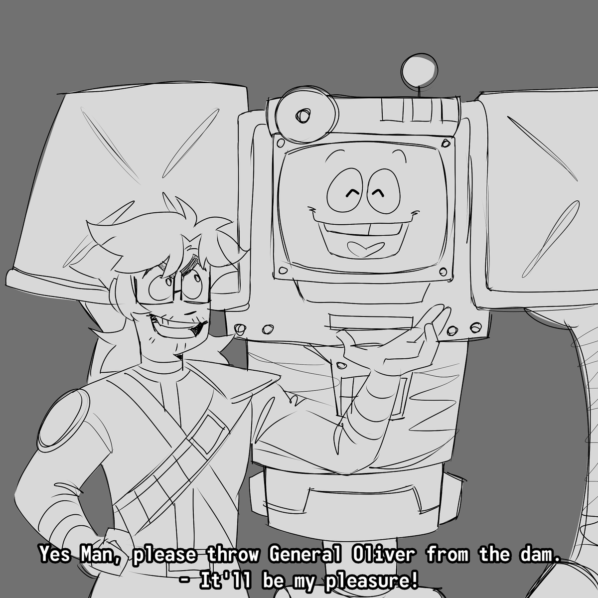 ROBOT_ROMANCER's tweet photo. #falloutnewvegas still the funniest moment imo https://t.co/vFE26HW5RI