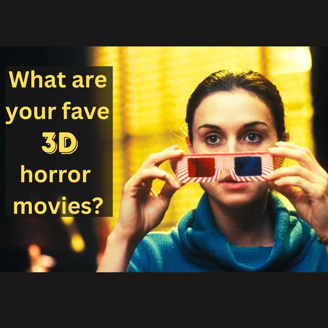 What are your favorite 3D '80s &amp; '90s horror movies? And would you like to see the return of 3D horror films?

#80s #80shorror #80smovies #80shorrormovies #90s #90shorror #horror #horrorfan #movies #InSearchofDarkness #90smovies #horrorclub #horrorcommunity #horrorfilms #3D