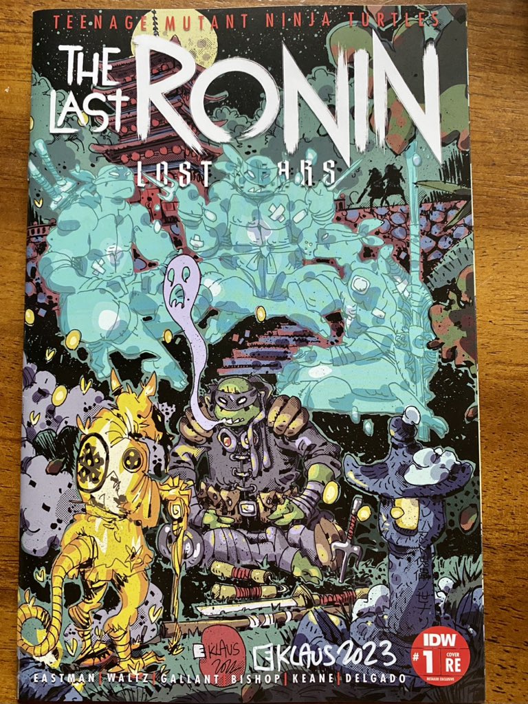 My favorite purchase at Lexington Comic &amp; Toy Con this year. A variant Teenage Mutant Ninja Turtles: The Last Ronin—The Lost Years issue 1, signed by cover artist Erik Klaus.