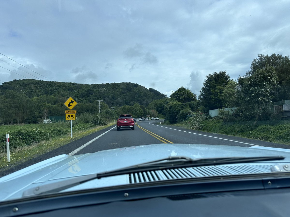 DAVY_ENGRAVERS's tweet image. Traffic only 6km out of #paeroa