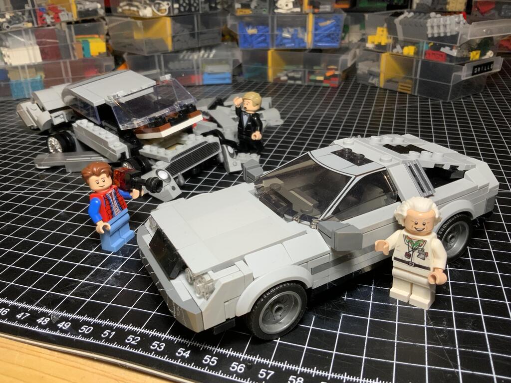 SokoToys's tweet photo. ""Wait a minute, Doc. Are you telling me you built a DeLorean... out of an Aston Martin?"" -prince_of_gypsies #Lego https://t.co/q9GUzE1roB