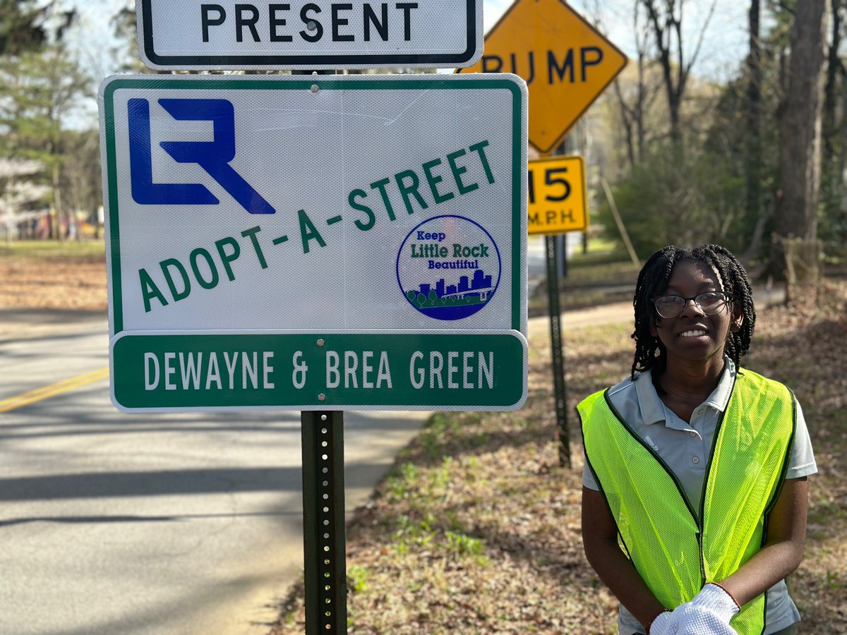 BreaThegolfer's tweet image. I’m so excited that my sign came in!! Thank you Little Rock Public Works and Keep Little Rock Beautiful!!! #keepARbeautiful