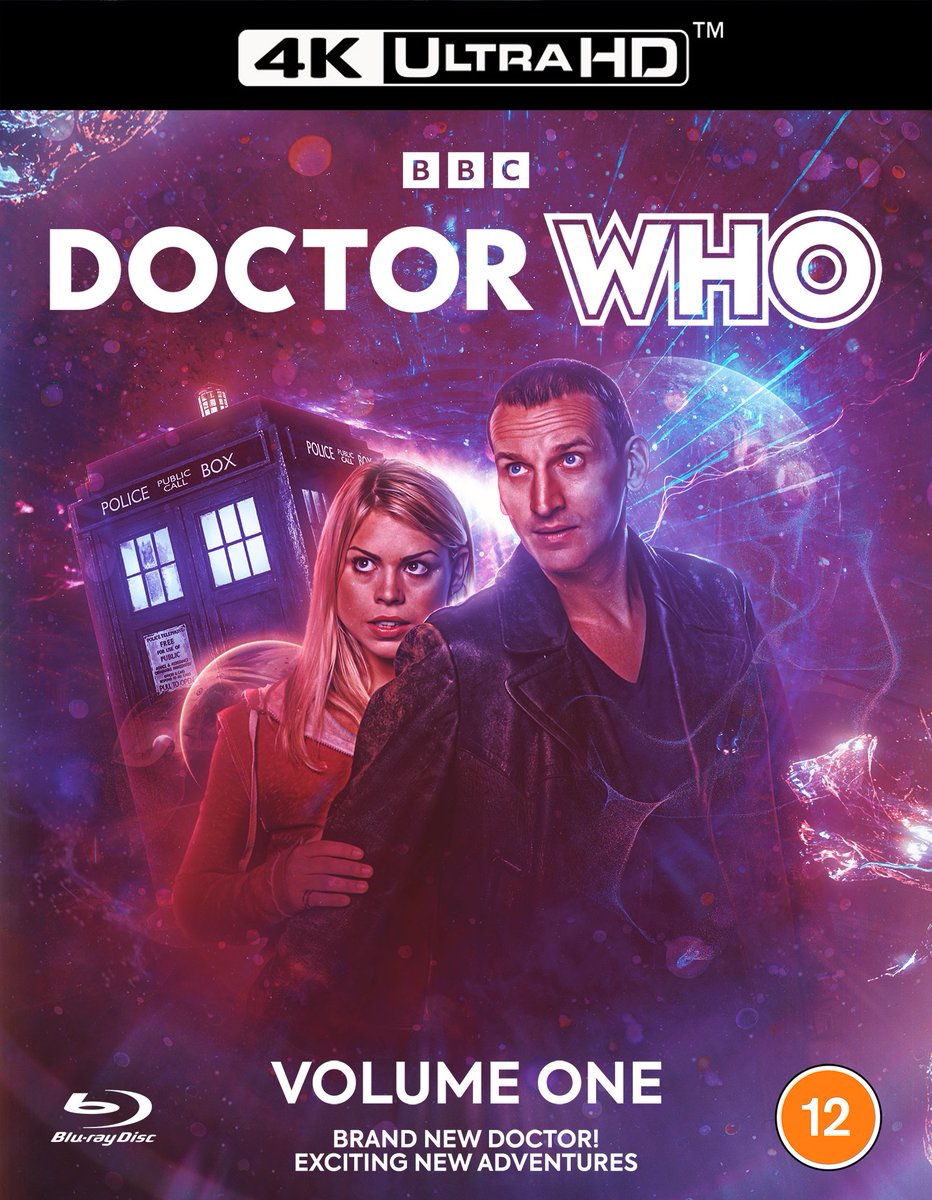 Happy birthday #DoctorWho! Here's a quick remake of the original Volume 1 cover as a (sadly impossible) 4K release! #Christophereccleston #billiepiper @bbcdoctorwho @billiepiper #tardis 🎨🎈