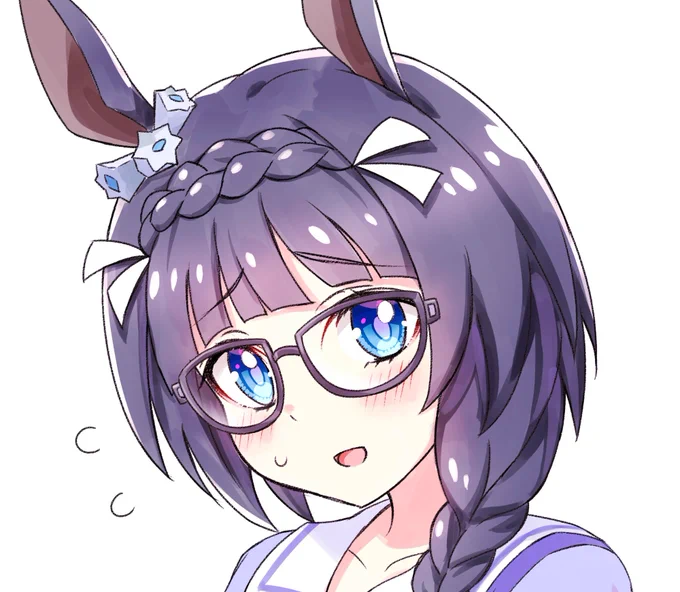 取り急ぎお顔だけ。おめでと～～#ゼンノロブロイ生誕祭2023#ウマ娘 