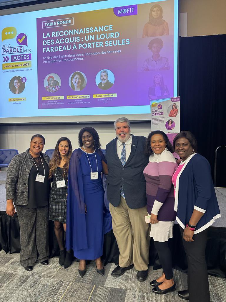 oureye_seck's tweet photo. J’ai eu la chance de participer au forum « de la parole aux actes » organisé par le @MOFIFONTARIO du 23 au 24 mars 2023. Ce fût une très belle expérience et un cadre d’échange très intéressant.  Excellent travail de la part de l’équipe du MOFIF !

#mofif #delaparoleauxactes https://t.co/lClNBMTrjg