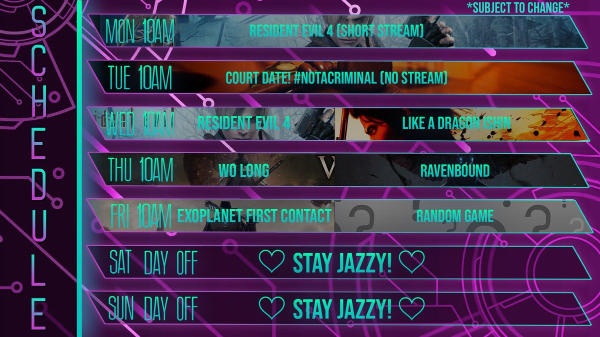 faux_jazzy's tweet photo. Streaming 5 days a week, he says... This is a one off, I promise!! But I'll see you tomorrow morning at the usual time! Stay Jazzy! <3
#twitch #streamer #Immigration #NotACriminal #5DaysAWeek #PleaseLetMeStay https://t.co/yVMRUeKQjf
