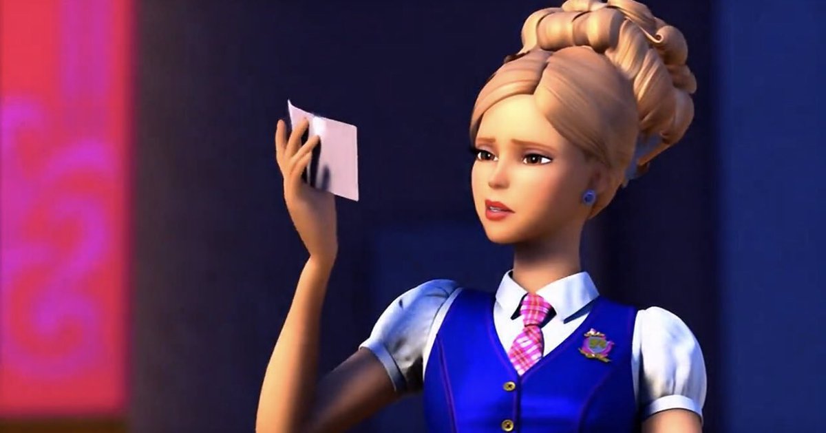 americasingerts's tweet photo. como pode barbie escola de princesas ser o mais próximo que a gente tem do filme a seleção https://t.co/AizGUvodra