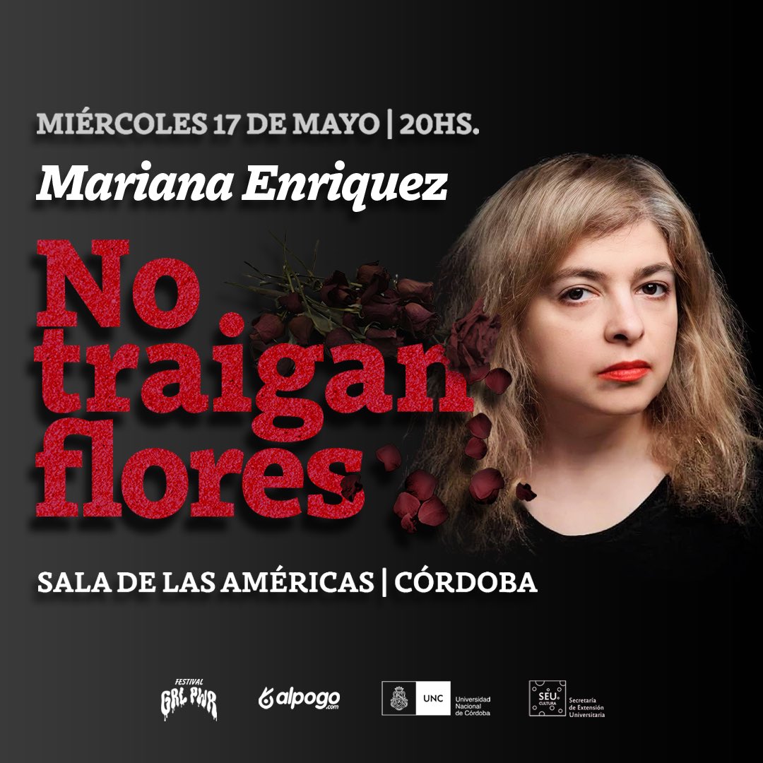 Mariana Enriquez en Córdoba