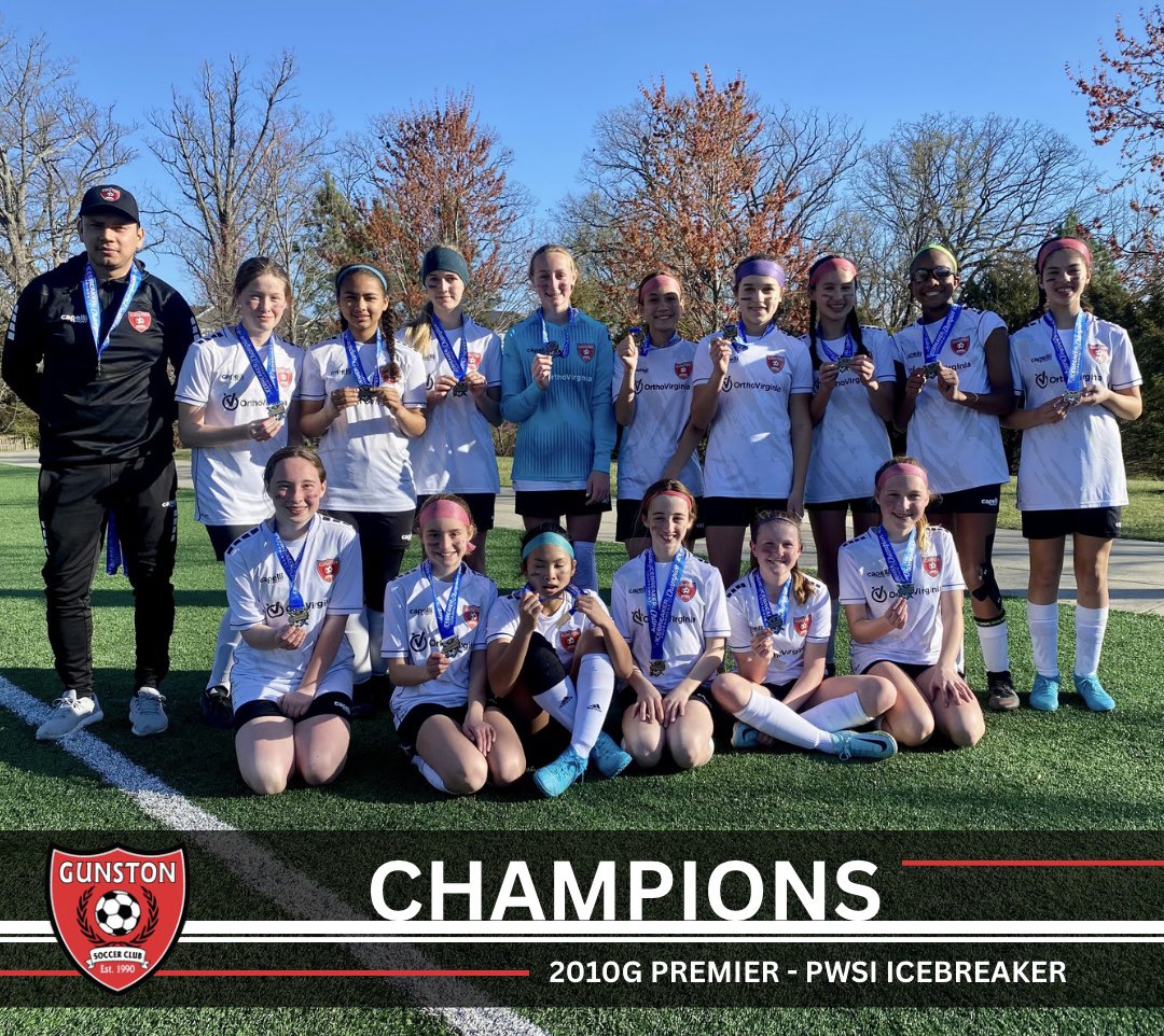 GunstonSC's tweet image. Congratulations to the following teams on finishing as finalists and champions this weekend!

2010G Premier - Champions🥇
2012B Premier - Finalists🥈
2013B Premier -Champions🥇