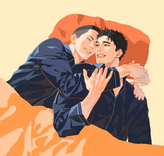 「couple multiple boys」 illustration images(Popular)