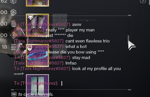 _zai112's tweet photo. @PureChiLL your mod is harassing me over a comp game 😖😢😭😭😭 https://t.co/WxDv4SlOaW