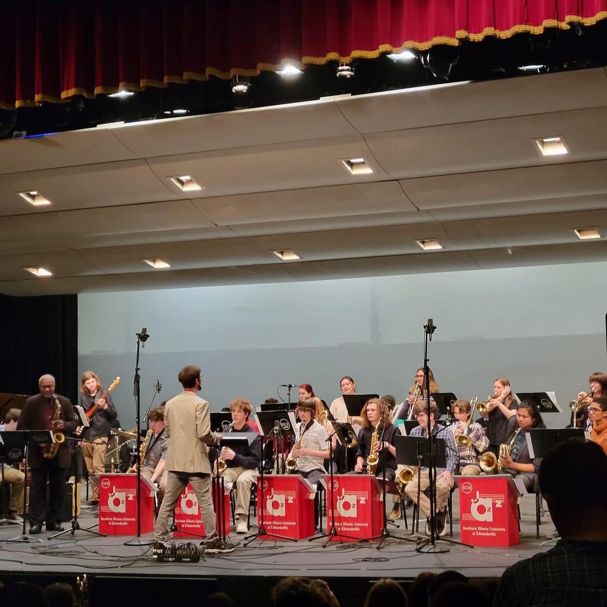 Great performance by the AHS Jazz Band, under the direction of Chris Jarden, at SIUE's Essentially Ellington Jazz Festival!