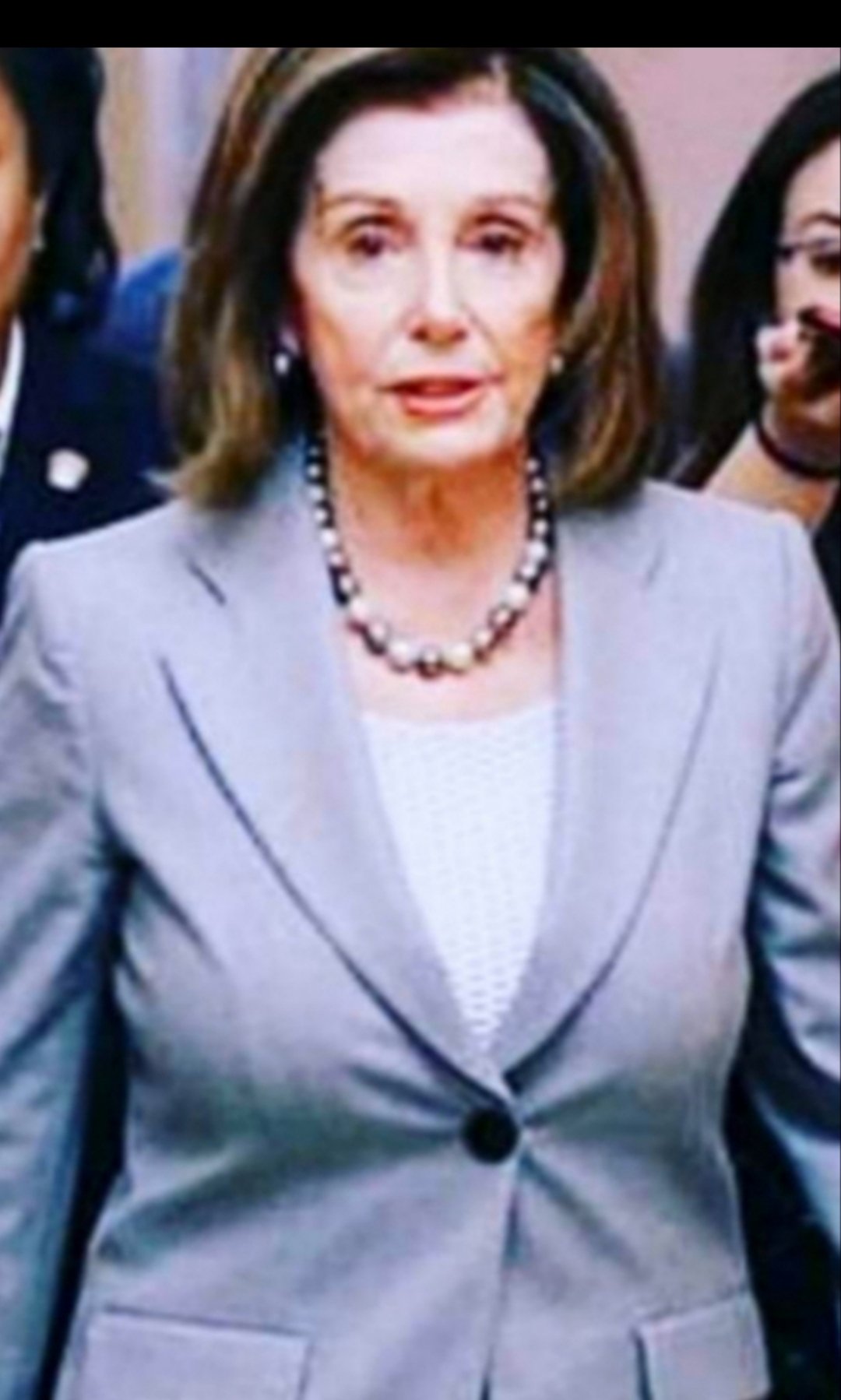 Happy 83rd Birthday, Nancy Pelosi & here\s hoping that button holds. 