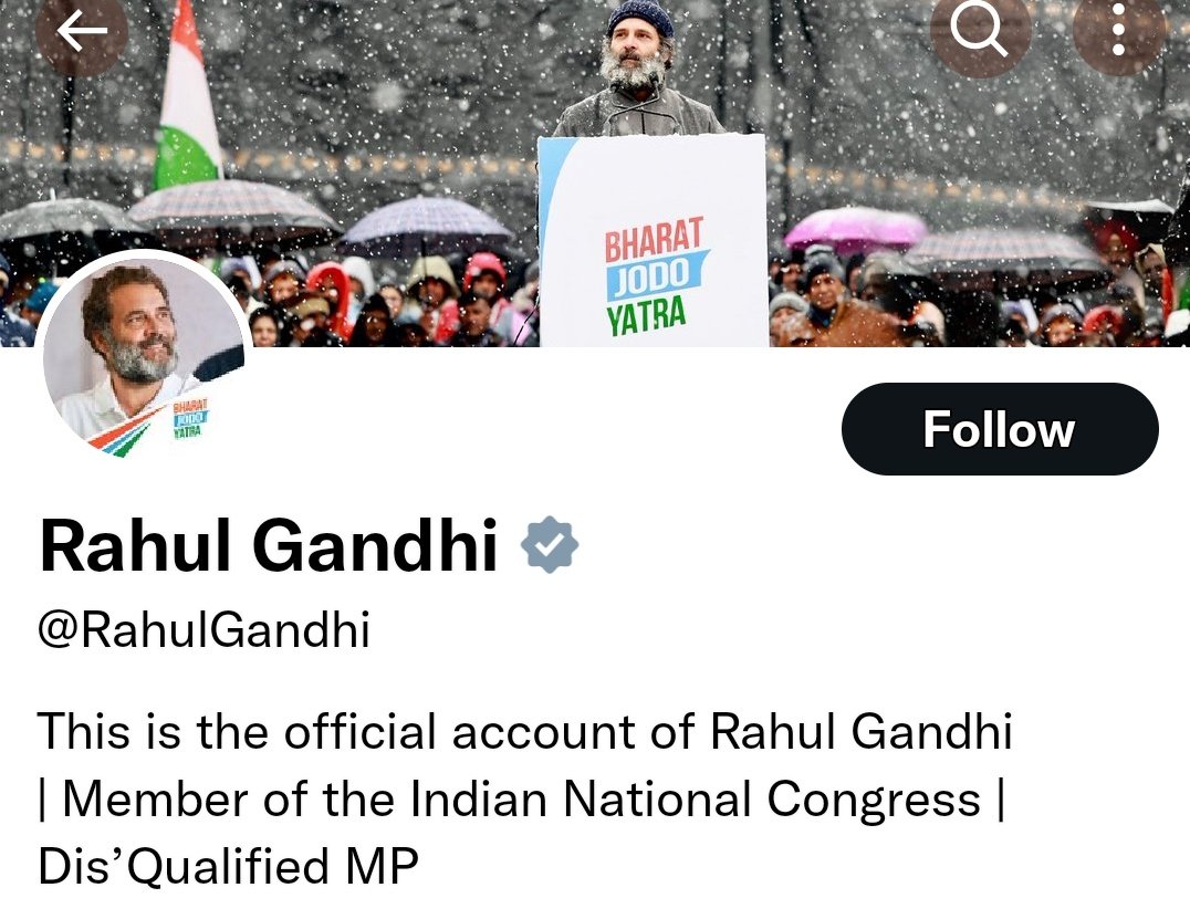 mekarora's tweet photo. @calicool_tanu Rahul Gandhi is no longer eligible for gray tick #GrayTick || #RahulGandhi https://t.co/02H2W19spY