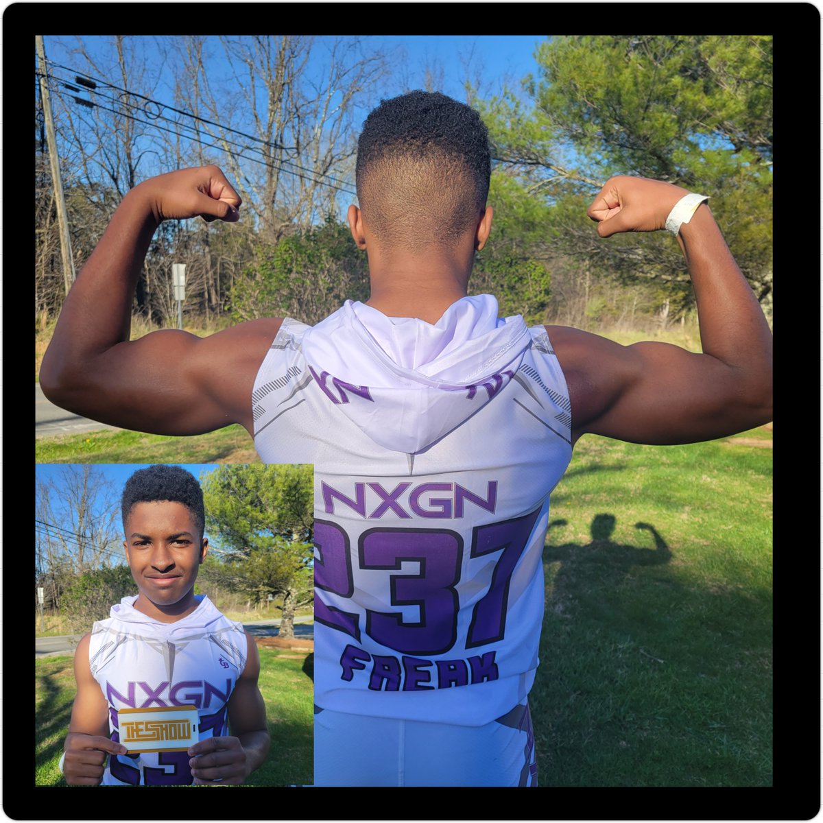 First time competing in NXGN's football camp in Richmond, VA today, and I earned a ticket to @TheSHOWByNXGN!!!!!! See you in GA this summer!!!  <a href="/CoachJennings5/">JAMES RIVER FOOTBALL</a>