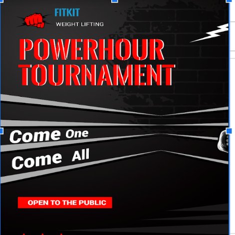 _FitKit's tweet photo. FitKit Big Power hour tournament!! 💪😱 https://t.co/l4Ckl5bb4v