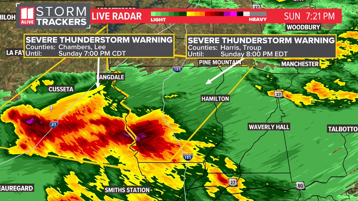 Melissa Nord on Twitter "A Severe Thunderstorm Warning has been issued