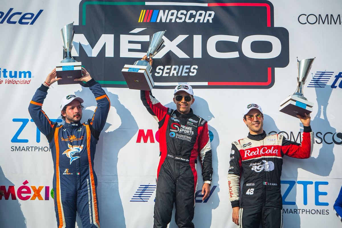 .@XaviRazo se impone en Chiapas, gana la primera fecha de NASCAR México: bit.ly/3FTw6Za 🏁 #AutomovilismoFederado