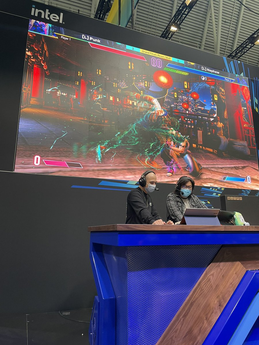 Wondermelo's tweet photo. Had a great time trying out @StreetFighter 6 at #PAXEast and catching itβs first LAN! Thank you to @IntelGaming for supporting the FGC with this awesome experience! π#IntelatPAX https://t.co/AA2DdUJJyT